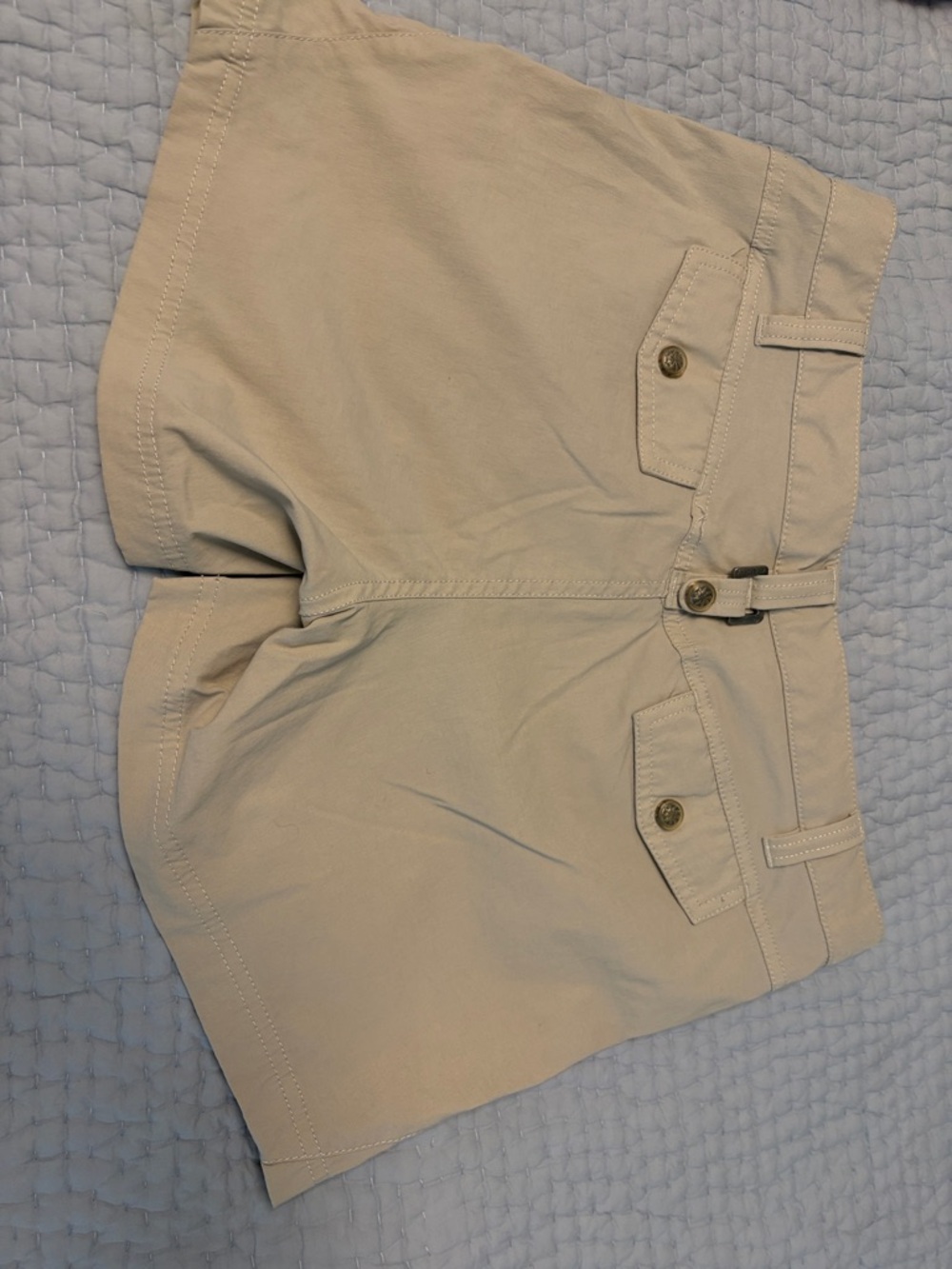 Athleta Beige Khaki Dipper Shorts - Picture 4 of 5